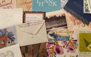 A written thank you note is a great way to deepen your relationship with someone.